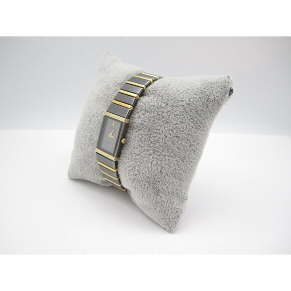 Vtg Lassale Seiko Quartz WR Analog 13mm Tank Watch (H731) "New Battery" - Picture 4 of 10